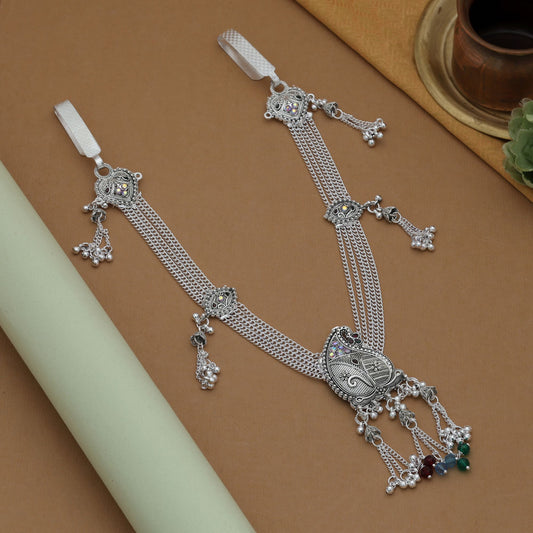 Bunt oxidierter Kamarband Stilvoller Ethno-Taillenschmuck