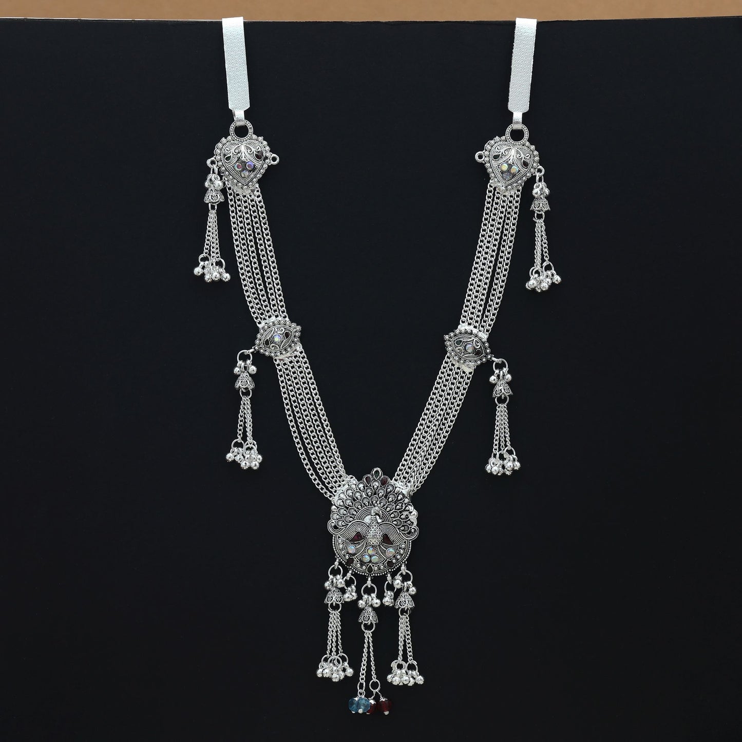 Assorted Color Oxidised Kamarband Designer Ethnic Waist Belt Jewelry Collection