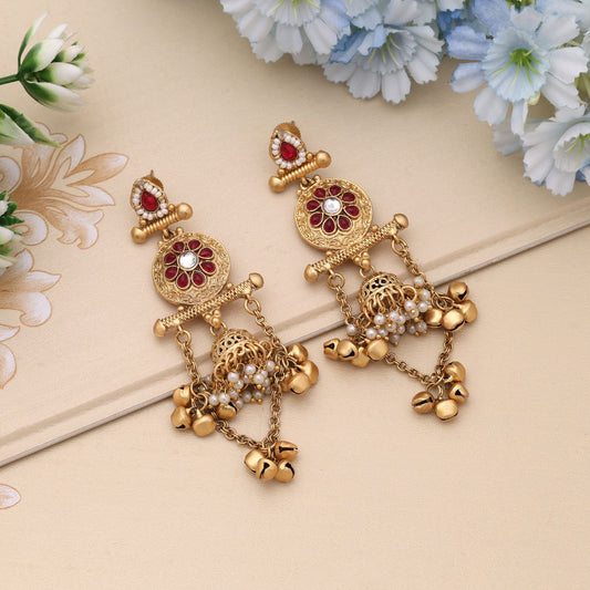 Rani Color Royal Heritage Matte Gold Ohrringe Kollektion