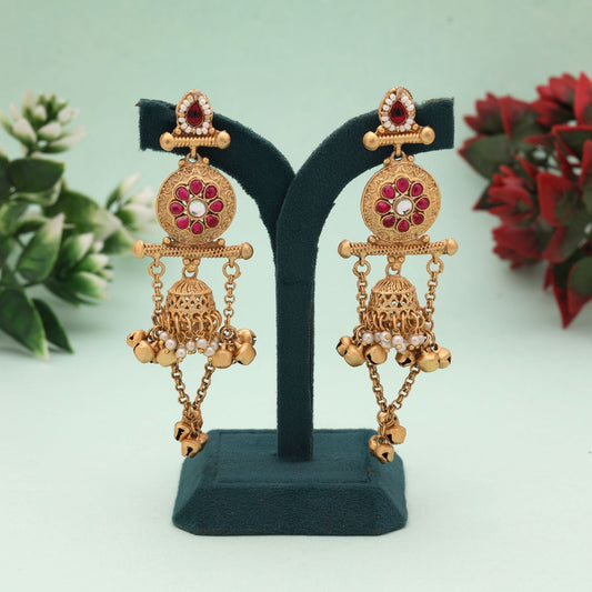 Rani Color Royal Heritage Matte Gold Ohrringe Kollektion