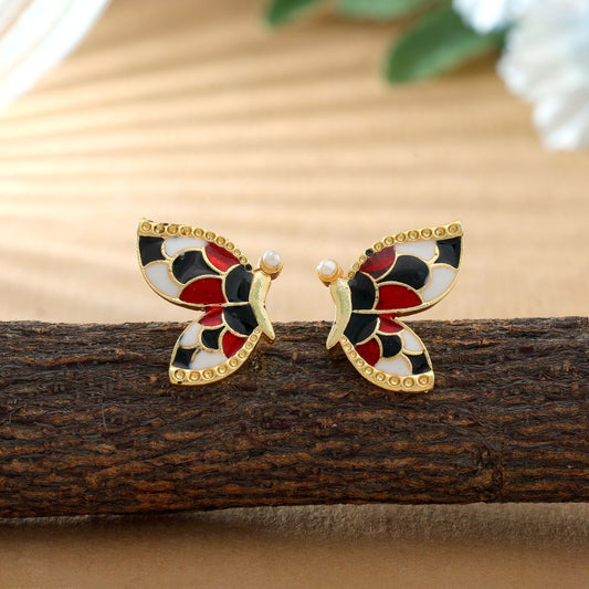 Multi Color Meenakari Earrings Classic Party Wear Traditional Jewelry