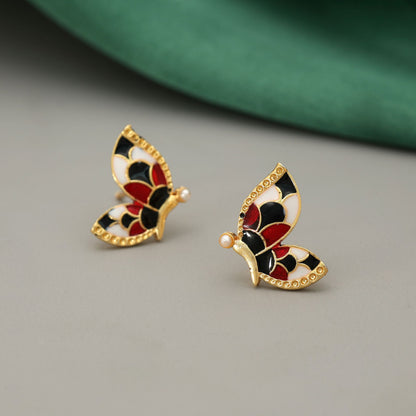 Mehrfarbige Meenakari Ohrringe Klassischer Party-Schmuck Traditioneller Schmuck