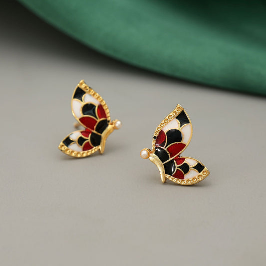 Multi Color Meenakari Earrings Classic Party Wear Traditional Jewelry