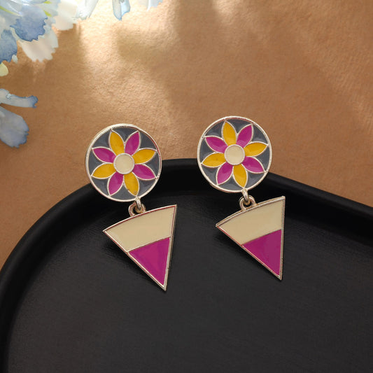 Rani Color Meenakari Ohrringe Königliche ethnische Hochzeits-Statement-Schmuckkollektion Design