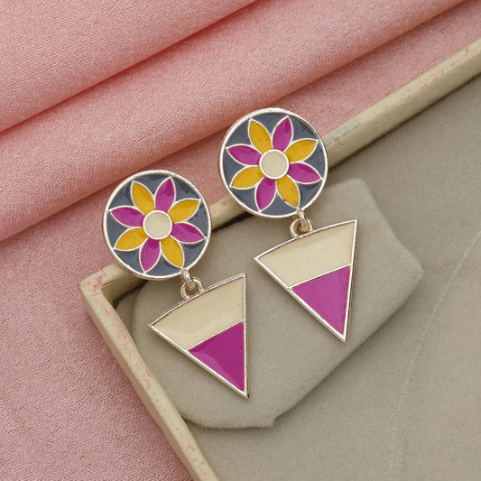 Rani Color Meenakari Ohrringe Königliche ethnische Hochzeits-Statement-Schmuckkollektion Design
