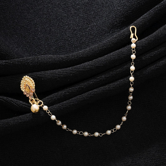 Goldfarbene Nasen-Nath Klassischer eleganter Nasenschmuck-Stil