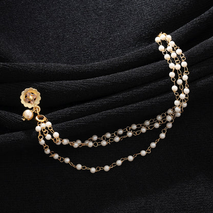 Goldfarbener Nasen-Nath Minimalistischer traditioneller stilvoller Schmuck