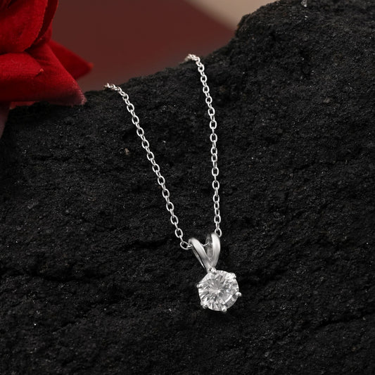 Silver Color 925 Silver Pendant (OMP104SLV)