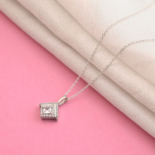 Silver Color 925 Silver Pendant (OMP106SLV)