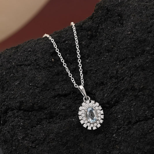 Silver Color 925 Silver Pendant (OMP107SLV)