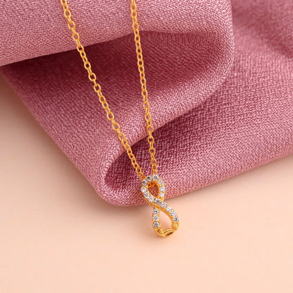 White Color 925 Gold Plated Silver Pendant (OMP114WHT)