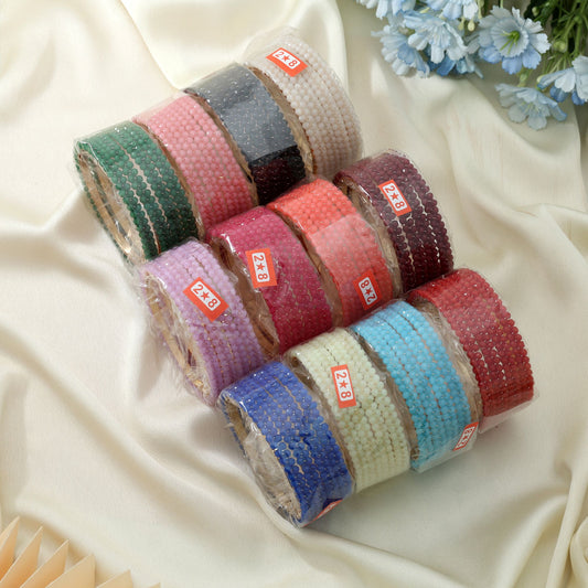 Assorted Color 12 Set Of Bangle Size: (12 Set Of 2.8)