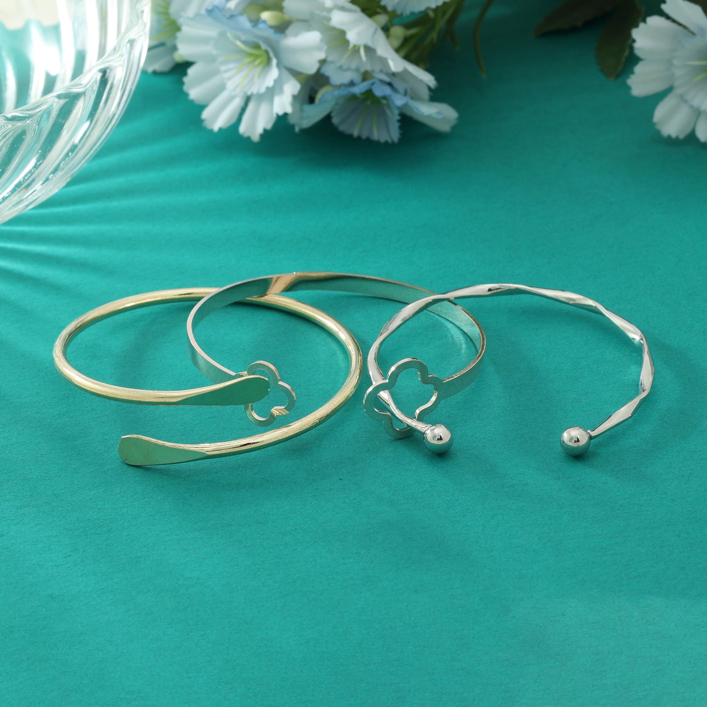 Assorted Color 3 Pieces Of Kids Bangle