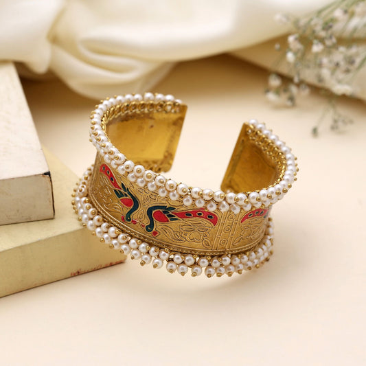 Vibrant Multi Color Bracelet Crafted To Bring Lively Festive Charm To Ethnic Fashion Collections