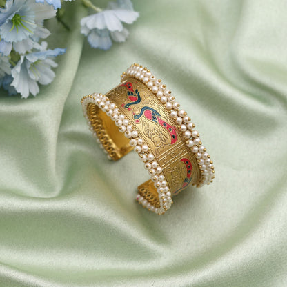 Vibrant Multi Color Bracelet Crafted To Bring Lively Festive Charm To Ethnic Fashion Collections