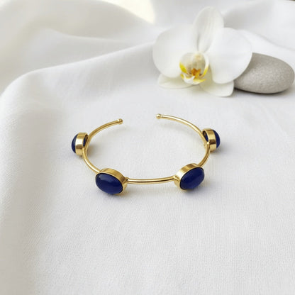 Blue Color Monalisa Stone Bracelets (PLKB117BLU)