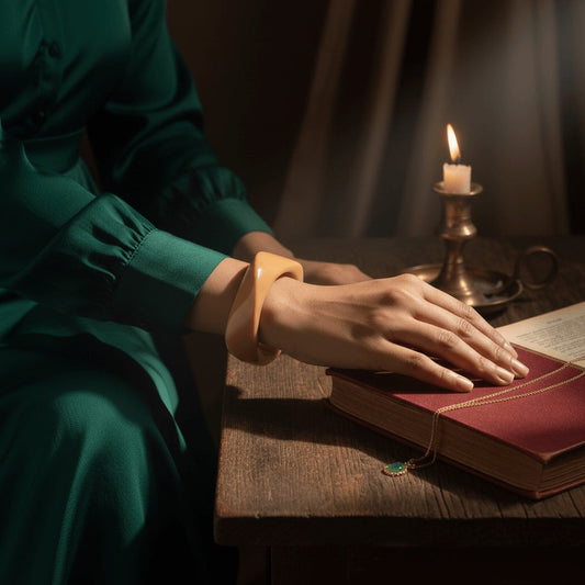 Beige Color Fashion Bangle Size: 2.6 (PLKB118BEG)