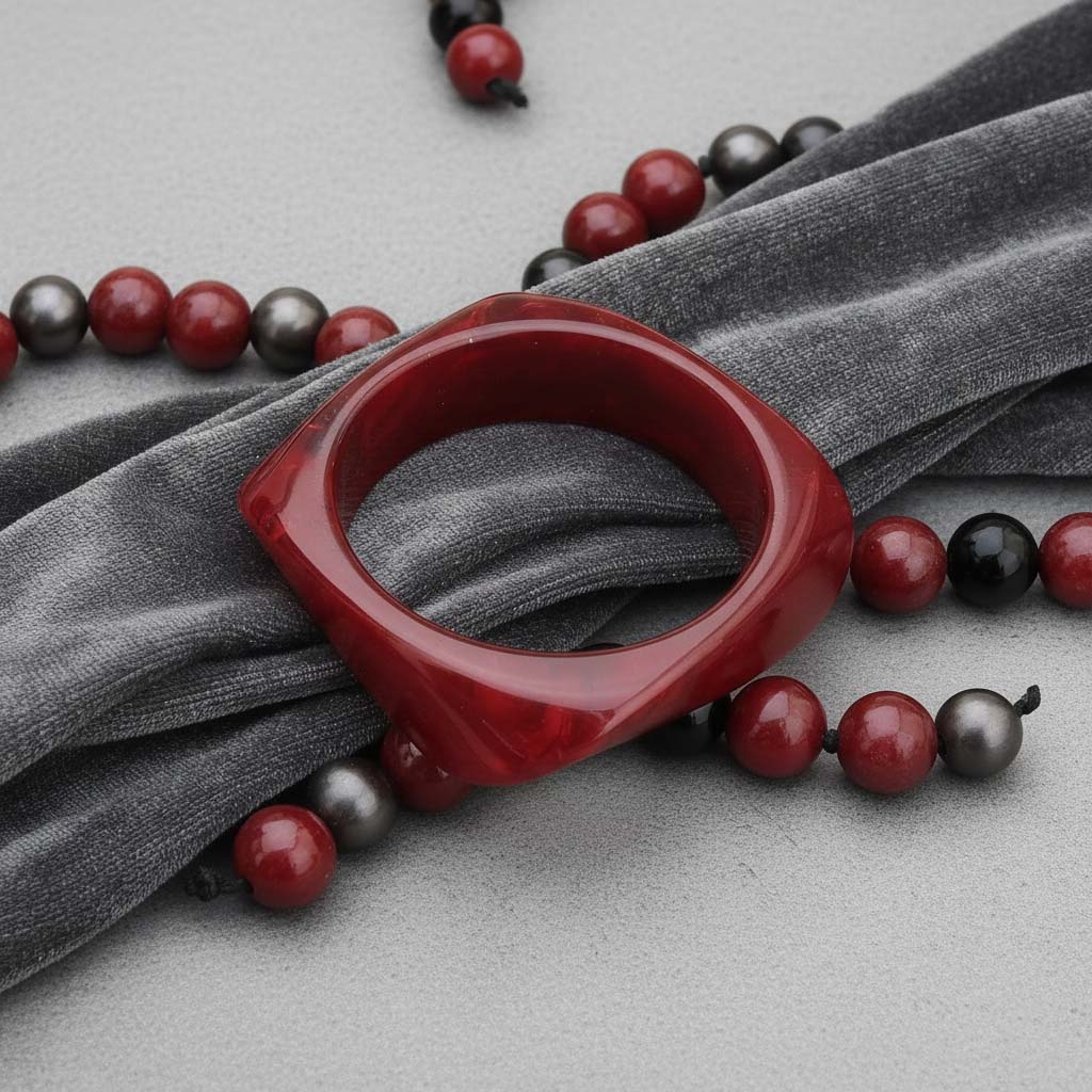 Maroon Color Fashion Bangle Size: 2.6 (PLKB118MRN)