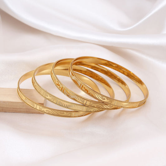 Goldfarbenes 1 Set Fashion Armreifen (PLKB125GLD)