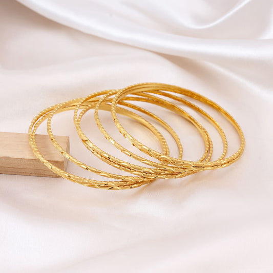 Goldfarbenes Mode-Armreif-Set (PLKB128GLD)