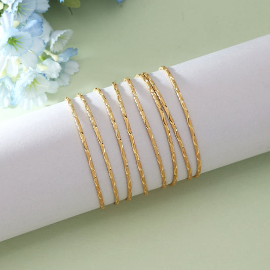 Goldfarbenes Mode-Armreif-Set (PLKB128GLD)