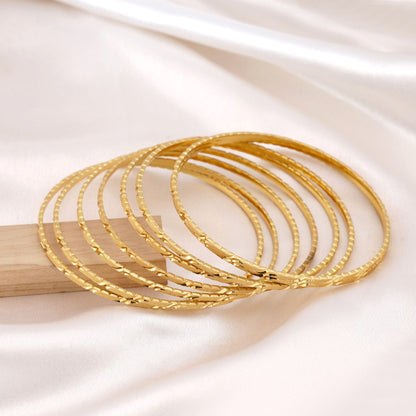 Goldfarbenes 1er-Set Fashion Armreif (PLKB130GLD)
