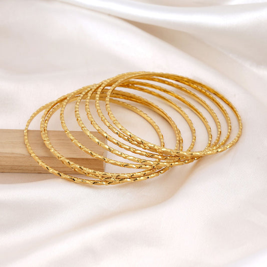 Goldfarbenes 1er-Set Fashion Armreif (PLKB131GLD)