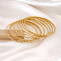 Goldfarbenes 1er-Set Fashion Armreif (PLKB131GLD)