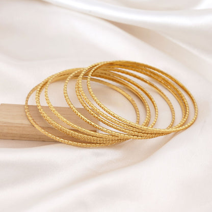 Goldfarbenes 1er-Set Fashion Armreif (PLKB132GLD)