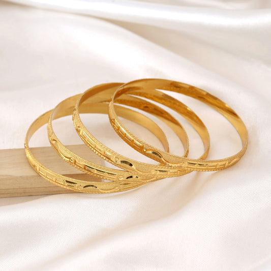Goldfarbenes 1er-Set Fashion Armreif (PLKB160GLD)