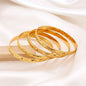 Goldfarbenes 1er-Set Mode-Armreifen (PLKB161GLD)