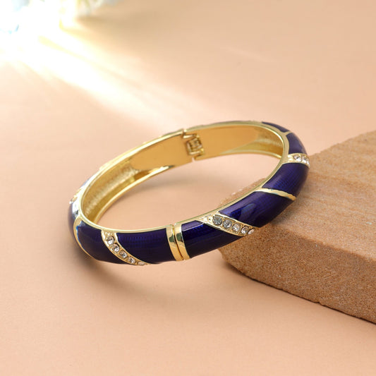 Blue Color Fashion Bangle with Elegant Traditional Designer Everyday Wear