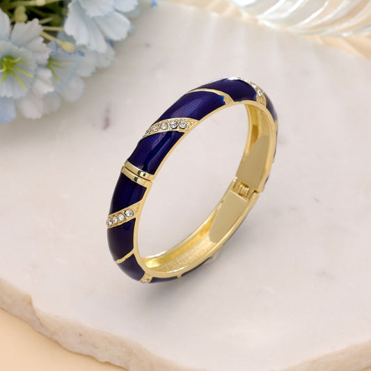 Blue Color Fashion Bangle with Elegant Traditional Designer Everyday Wear