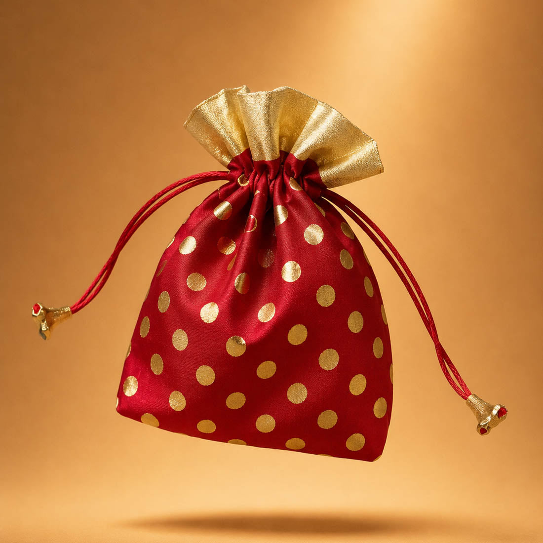 Red Color 10 Pieces Potli Bags Combo