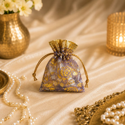 Purple Color 25 Pieces Potli Bags Combo
