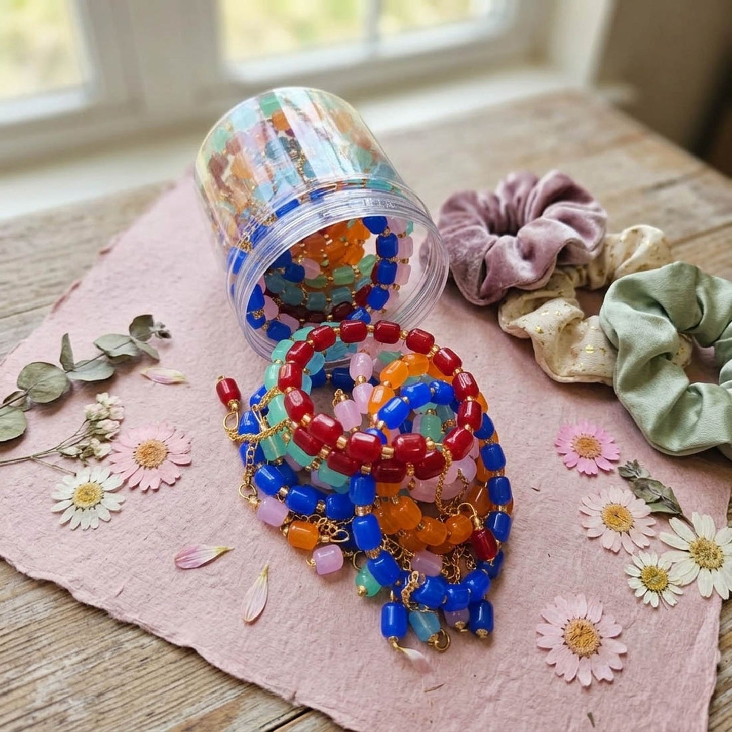 Multi Color Set of 12 Bracelet Rakhis Featuring Trendy Ethnic Handmade Style