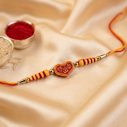12 Pieces Combo Multi Color Designer Thread Rakhis with Beautiful Artistic Thread and Bead Work Design
