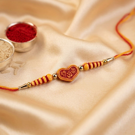 12 Pieces Combo Multi Color Designer Thread Rakhis with Beautiful Artistic Thread and Bead Work Design