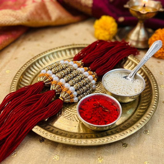12 Pieces Combo Multi Color Designer Thread Rakhis Crafted for Stylish Traditional Raksha Bandhan Celebrations
