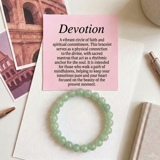 Light Green Color Aventurine Natural Stone Bracelet