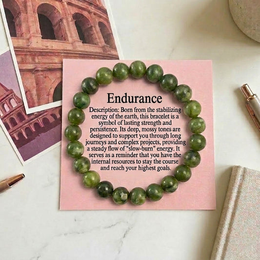 Mehendi Green Color Jade Stone Bracelet