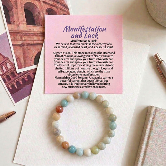 Multi Color Multi Amazonite Stone Bracelet