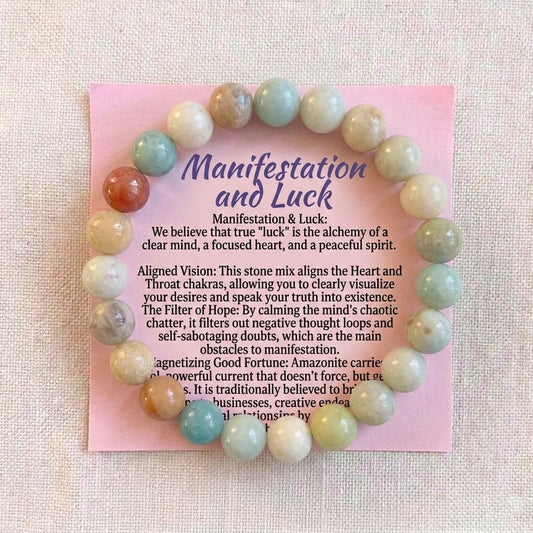 Multi Color Multi Amazonite Stone Bracelet