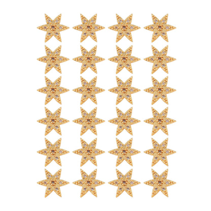 Goldfarbene 12 Paar Designer American Diamond Ohrstecker Kombination für einen traditionellen Look