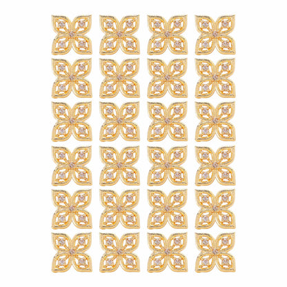 12 Paar wunderschöne amerikanische Diamant-Ohrstecker im Gold-Look für festliche Anlässe