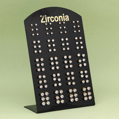 White Color Stud Earrings Combo Of 60 Pairs