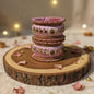 Pinke Farbe 1 Set von Faden-Armreifen, gefertigt mit eleganter festlicher Inspiration