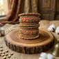 Pfirsichfarbenes Armreif-Set Elegant Traditionell Täglicher Gebrauch Stilvolle Schmuckkollektion