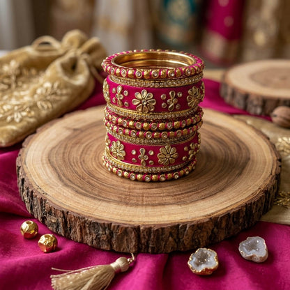 Rani Color 1 Set Armreifen Royal Traditioneller Brautschmuck-Kollektion