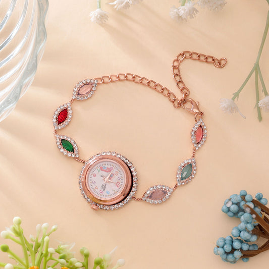 Rose Gold Plated Watch For Girls & Women with Premium Elegant Fashion Finish